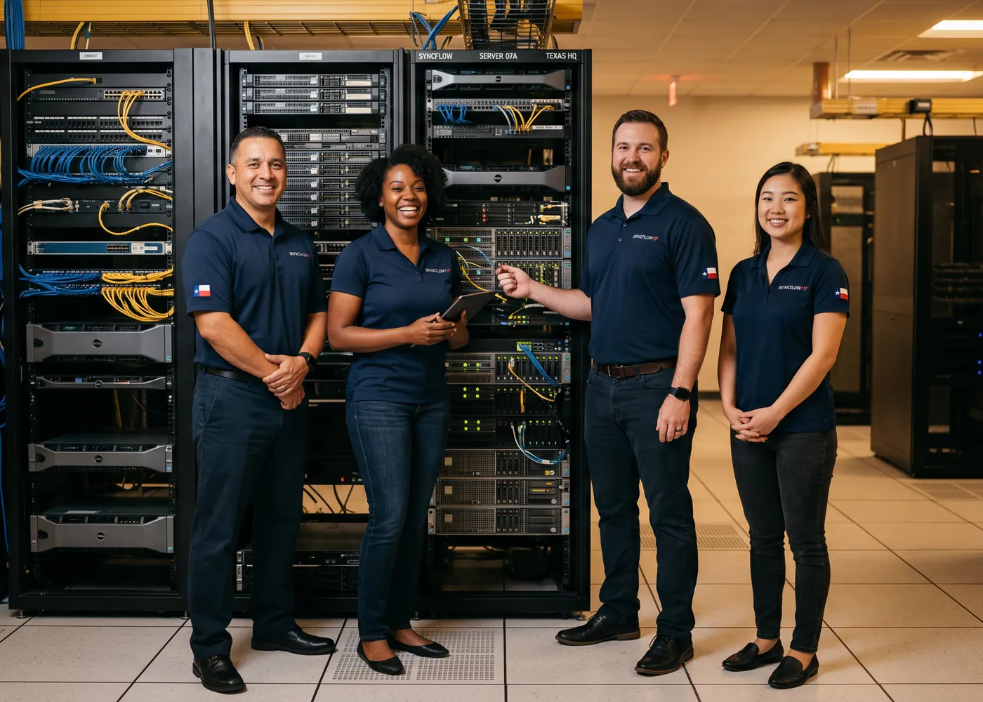 Chrome Tech LLC infrastructure team in the data center
