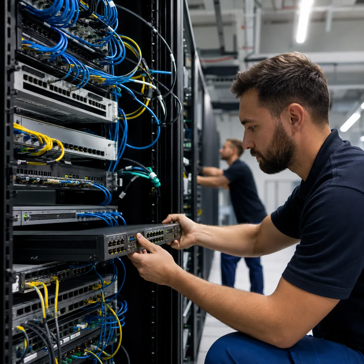 Enterprise data center infrastructure hall