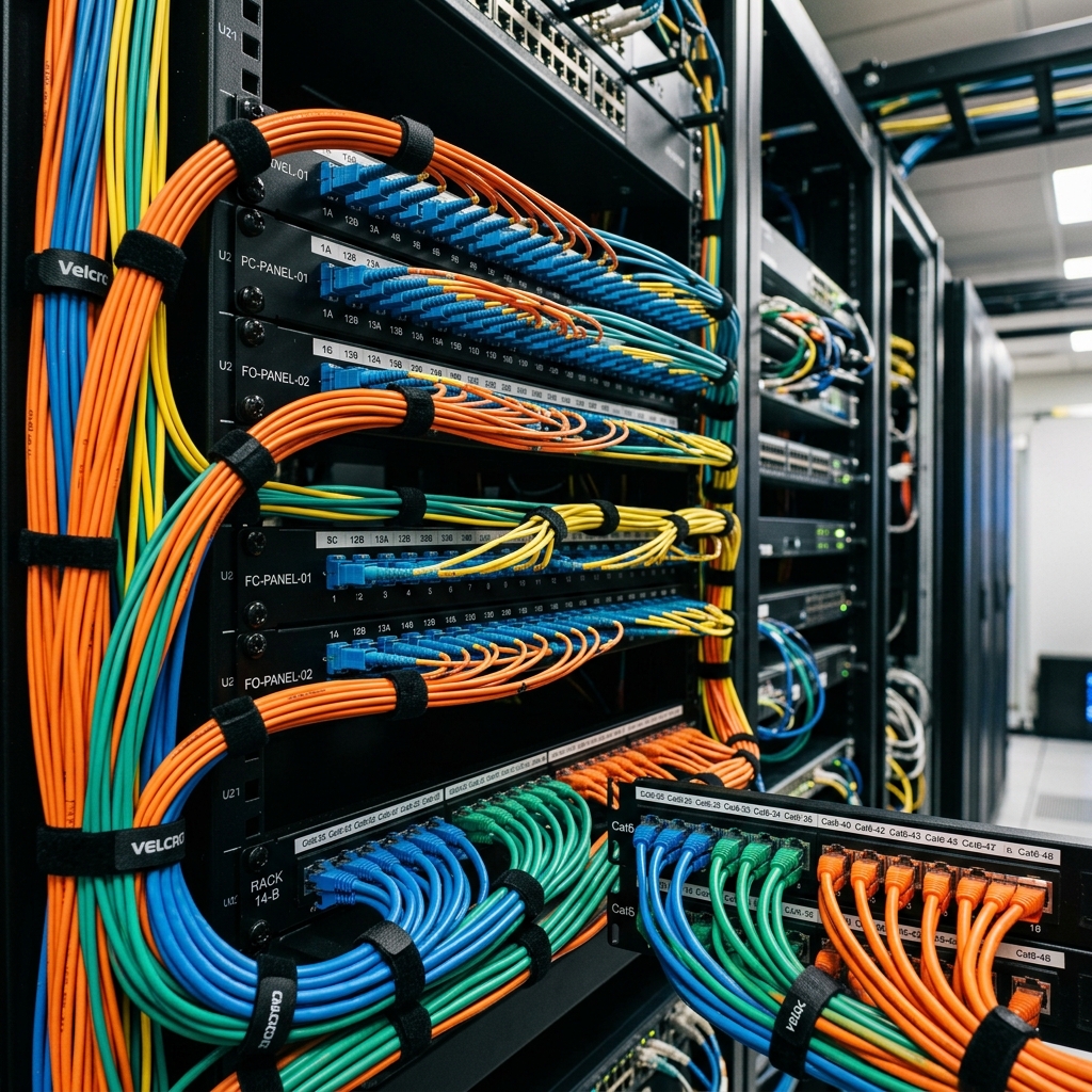 Structured Cabling & Fiber Support | Chrome Tech LLC | Chrome Tech LLC